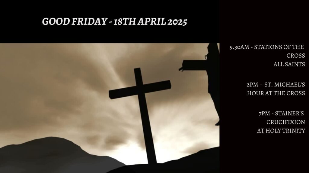 Good Friday service poster
