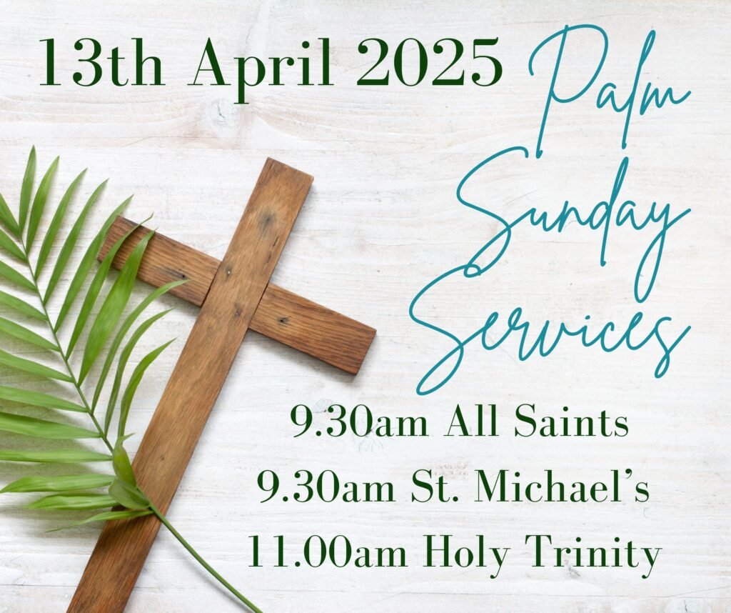 Palm Sunday service poster