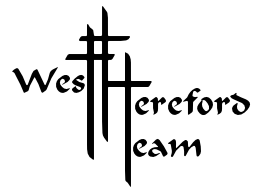 West Hereford Team logo with three crosses